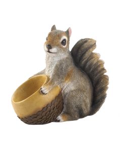 SQUIRREL AND ACORN BIRD FEEDER